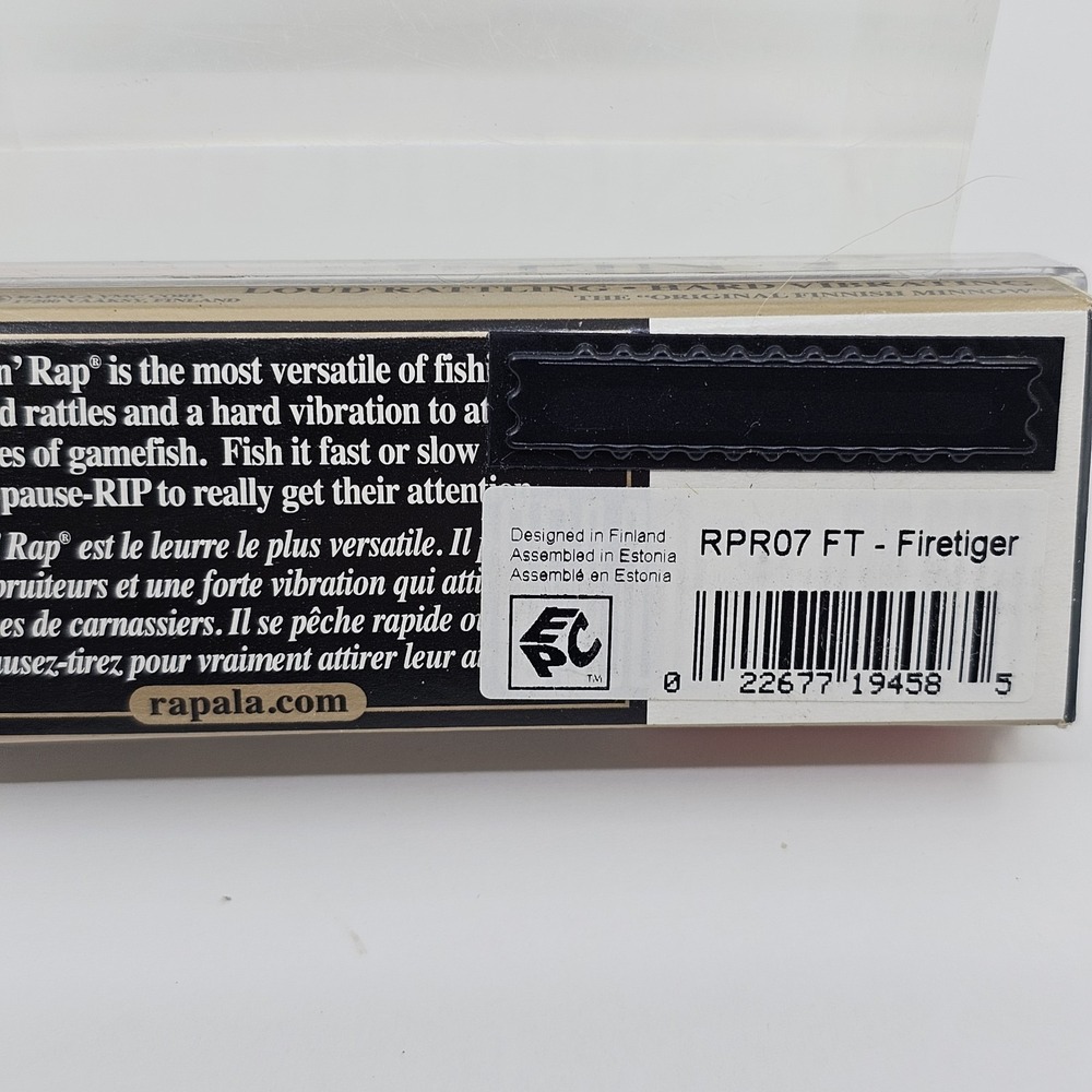 Rapala - Rippin Rap Series - Model RPR-7 Fire Tiger Loud Rattling - Picture 4 of 5